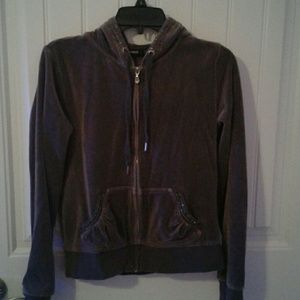 Express hoodie grey with studs